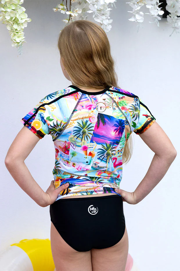 Girls Summer Vacay Suntop Set - Image 3