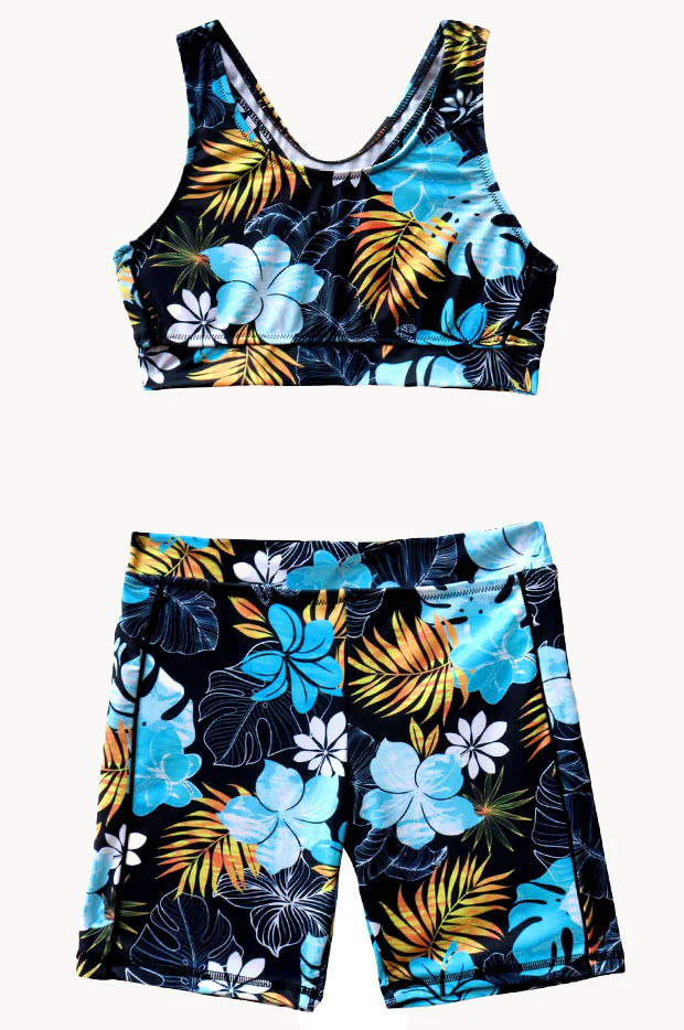 Girls Tropicana Action Crop Set - Image 3