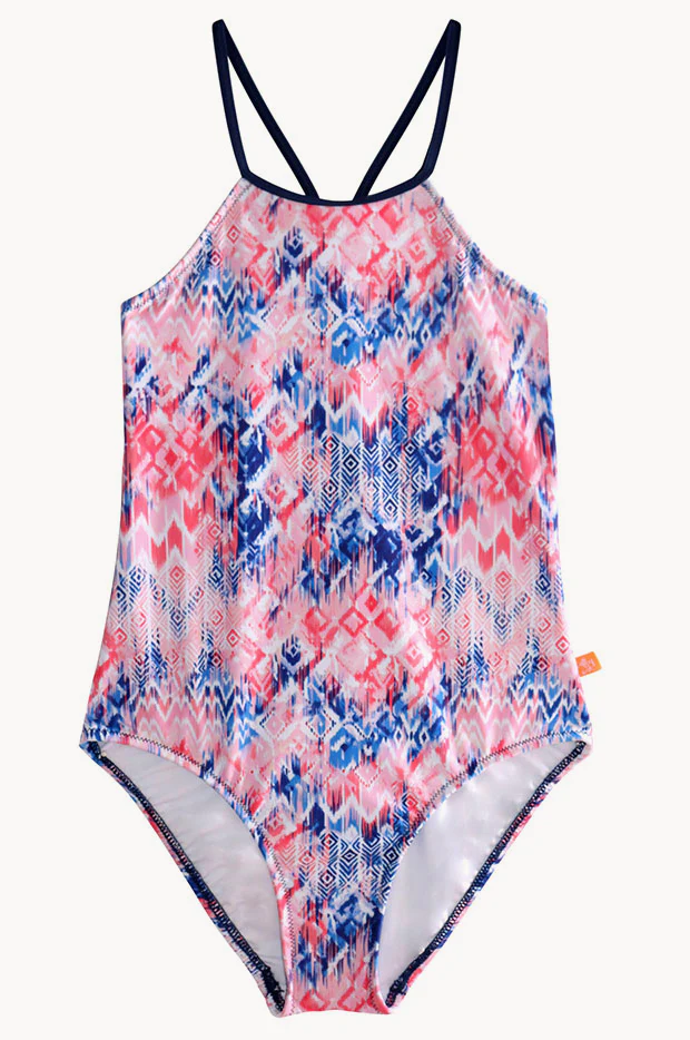 Girls Vintage Vacay Tank One Piece - Image 3