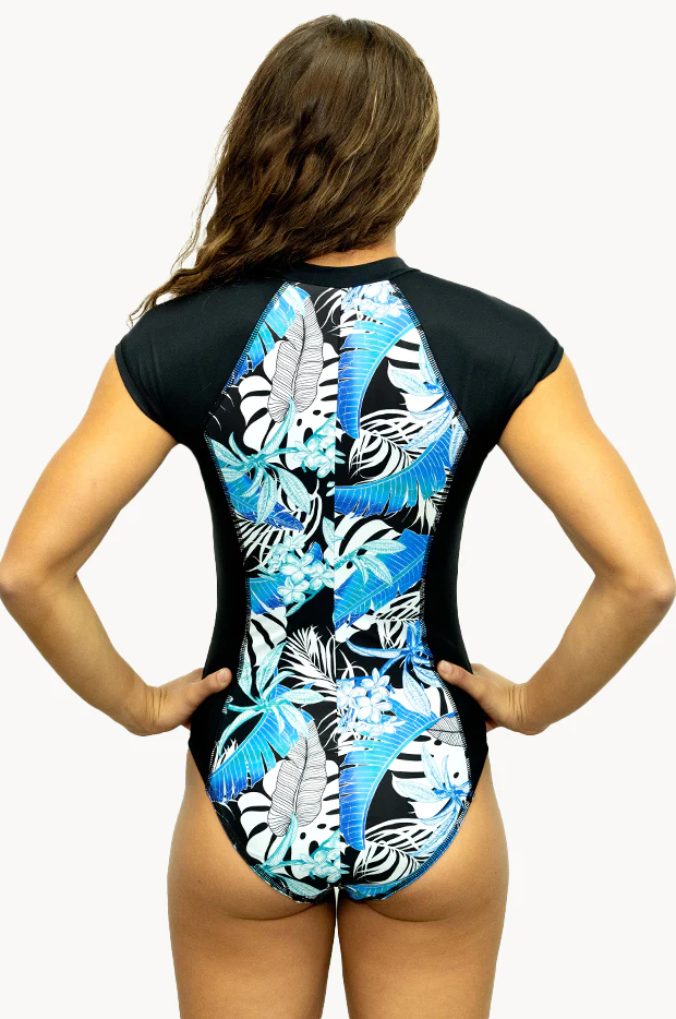 Kailani Reef Short Sleeve Sunsuit - Image 2