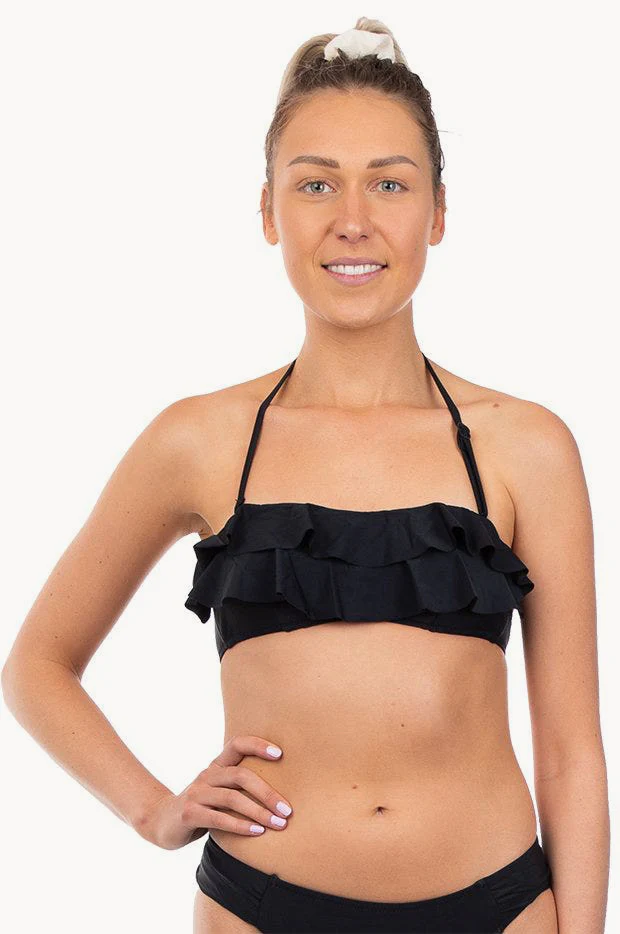 Plain Ruffle Tube Top - Image 2