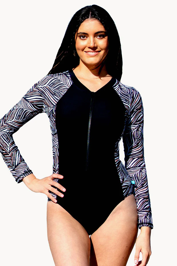 Tropic Tribe Long Sleeve Sunsuit