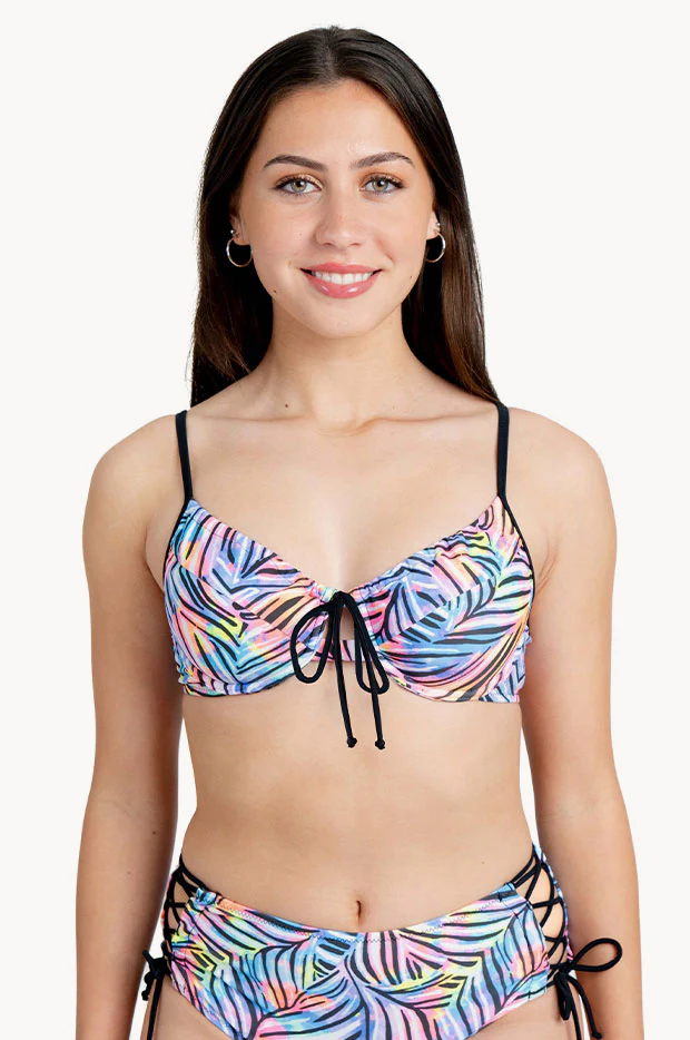 Tropic Tribe Ruched Underwire Bra