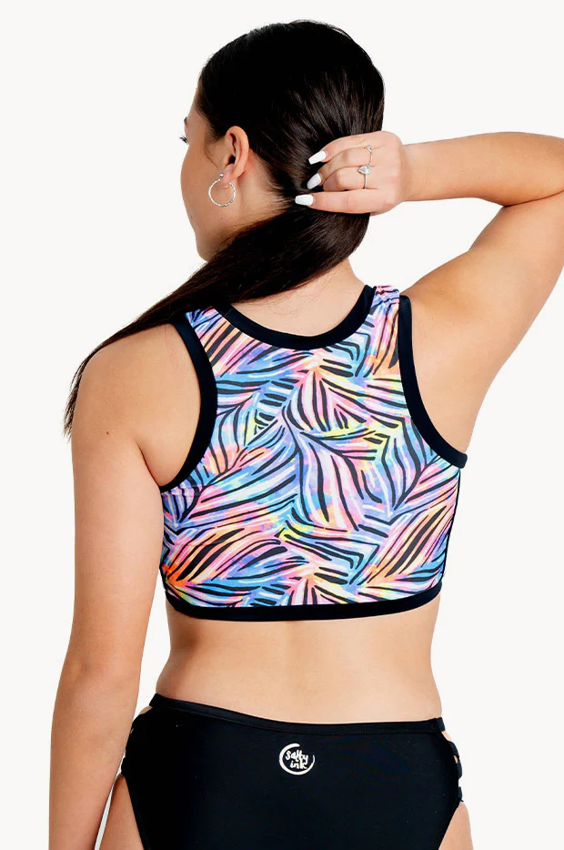 Tropic Tribe Zip Crop - Image 2