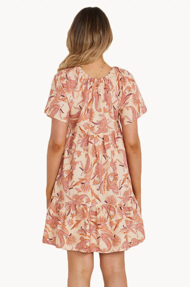Persian Paisley Clara Tiered Dress - Image 2