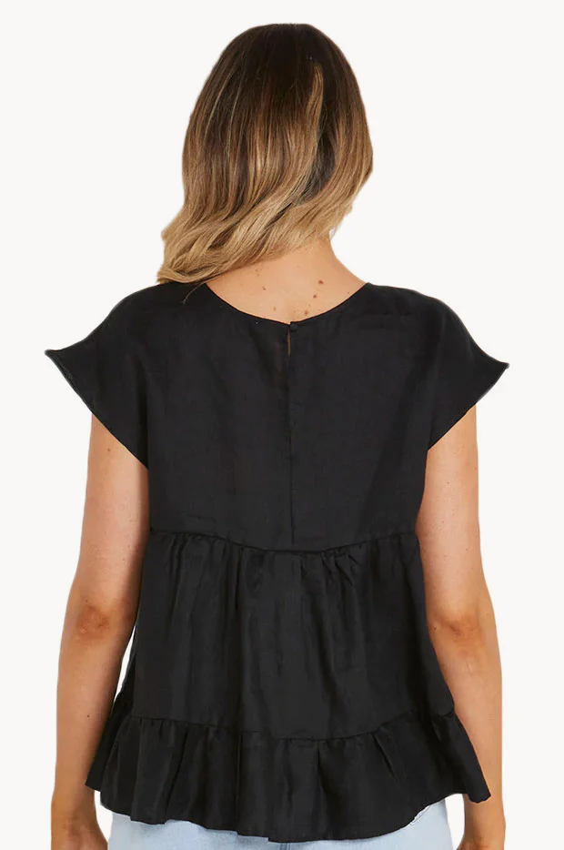 Plain Alina Tiered Top - Image 2