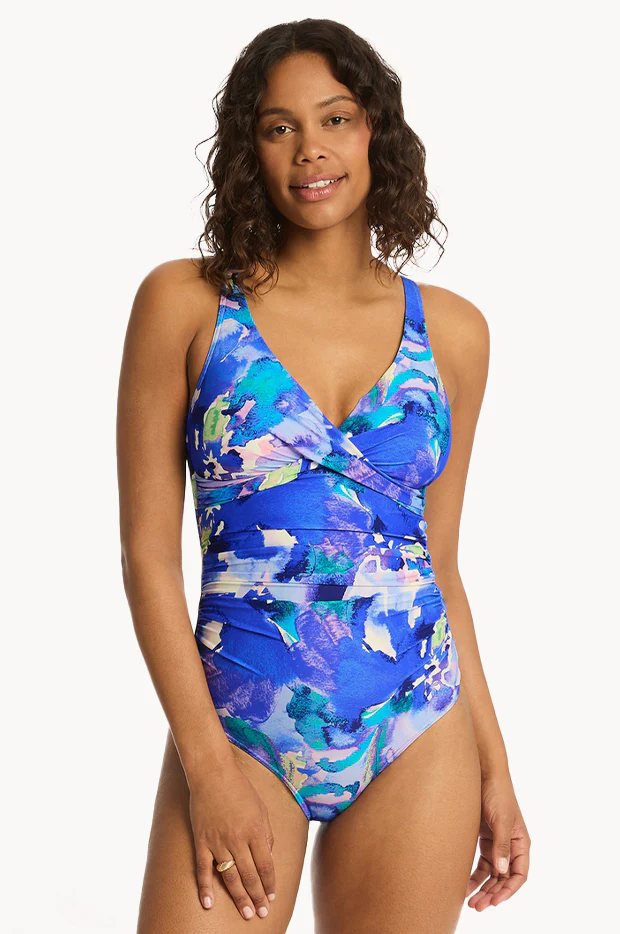 Cascade Cross Front One Piece