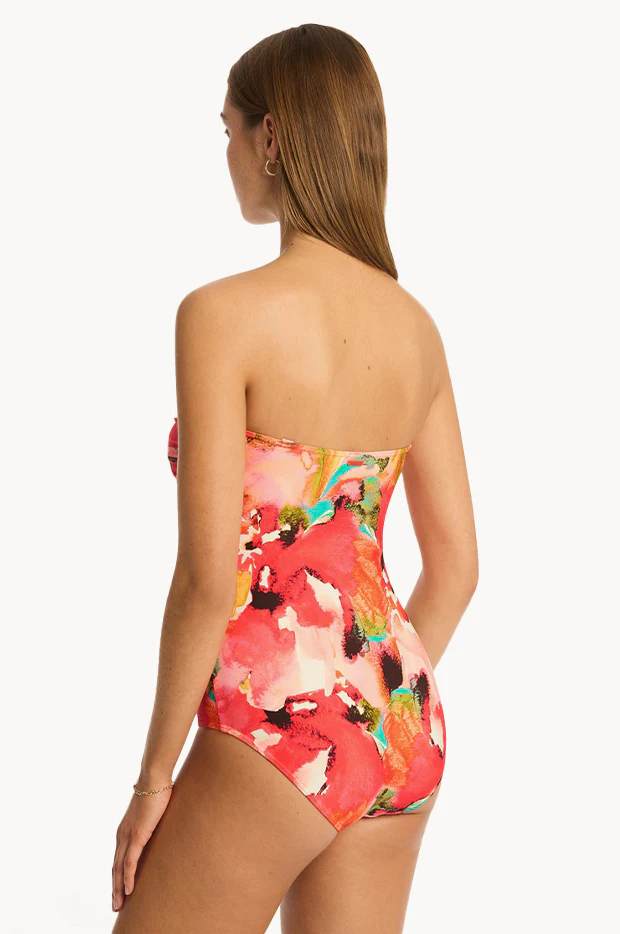 Cascade Twist Bandeau One Piece - Image 3