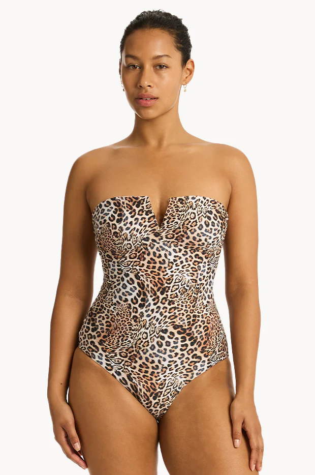 Congo Vee Bandeau One Piece