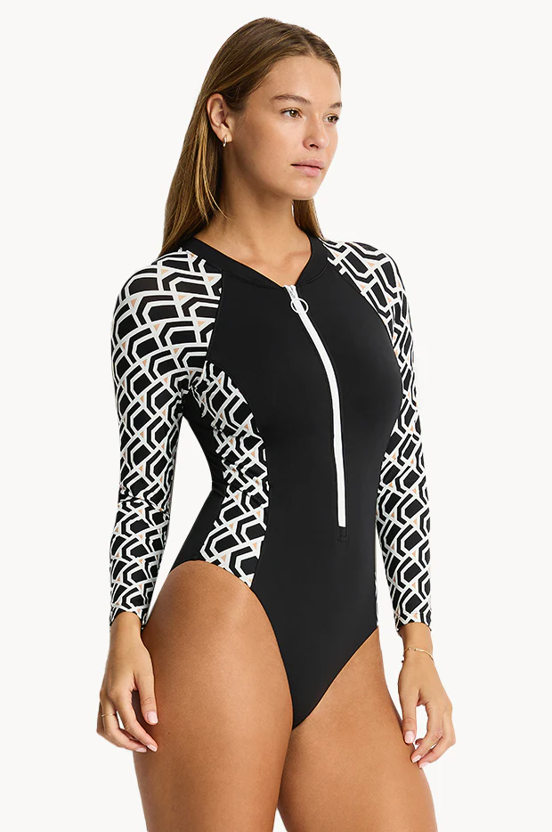 Costa Long Sleeve Sunsuit - Image 3