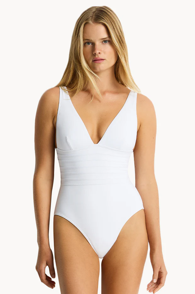 De Luxe Plunge Longline One Piece