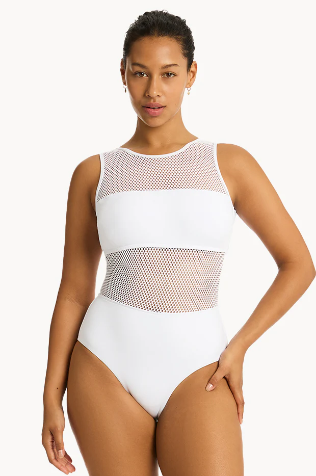 Drift High Neck One Piece