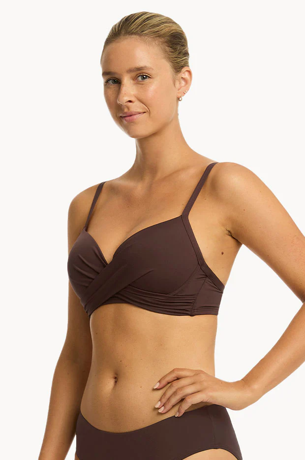 Eco Essentials D/DD Cup Cross Front Bra - Image 3