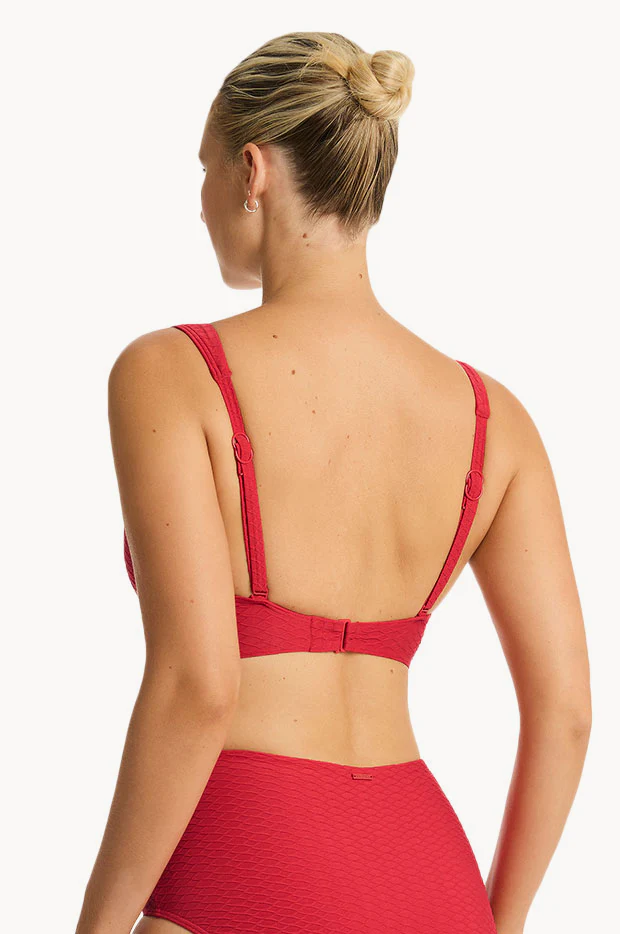 Honeycomb Cross Front Bra - Image 2