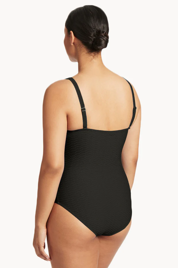 Honeycomb Cross Front One Piece - Image 2