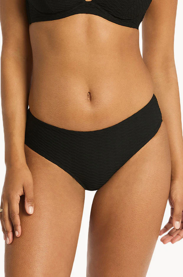 Honeycomb Mid Bikini Pant