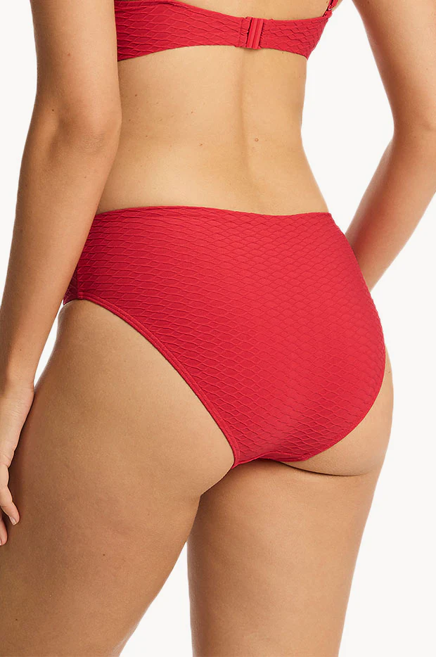 Honeycomb Mid Bikini Pant - Image 2