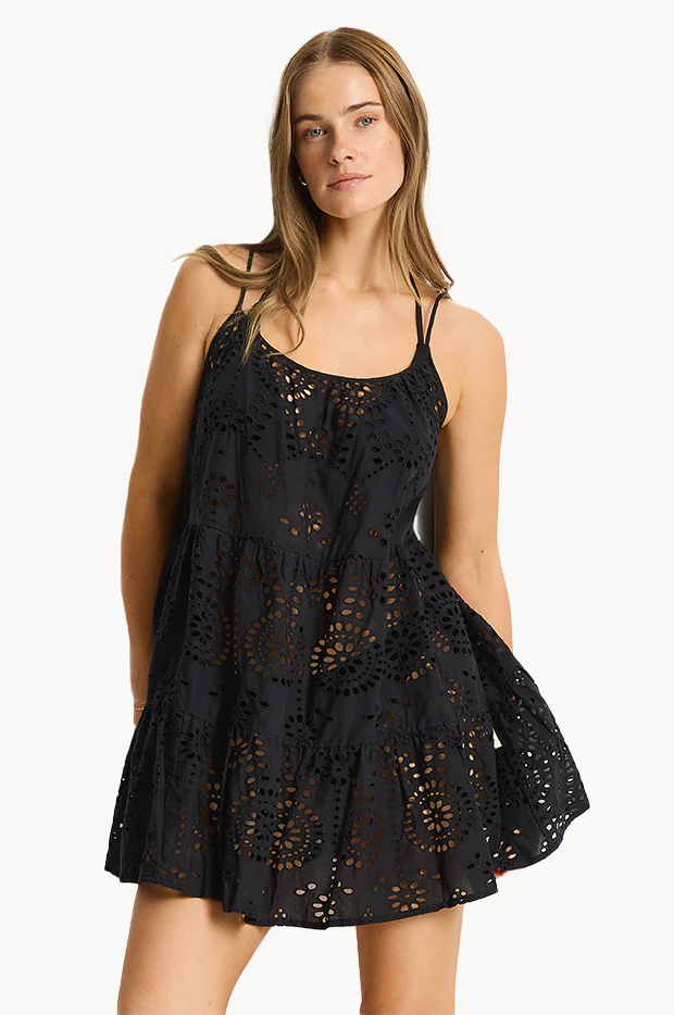 Ibiza Tie Back Short Sundress