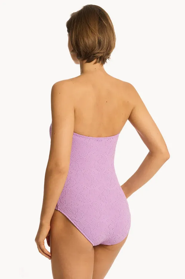Interlace Seamless Bandeau One Piece - Image 3