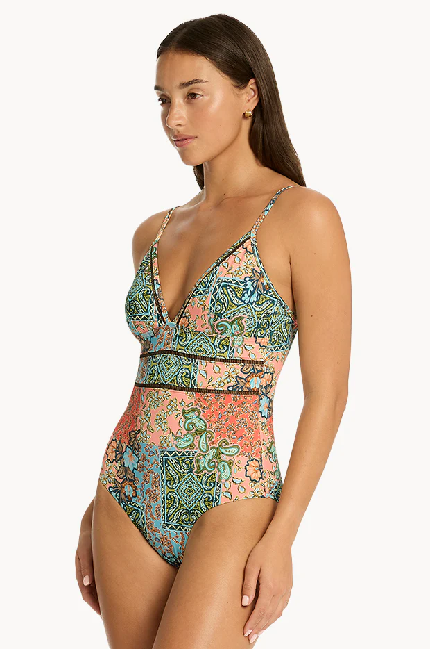 Java Cross Back Tri One Piece - Image 3