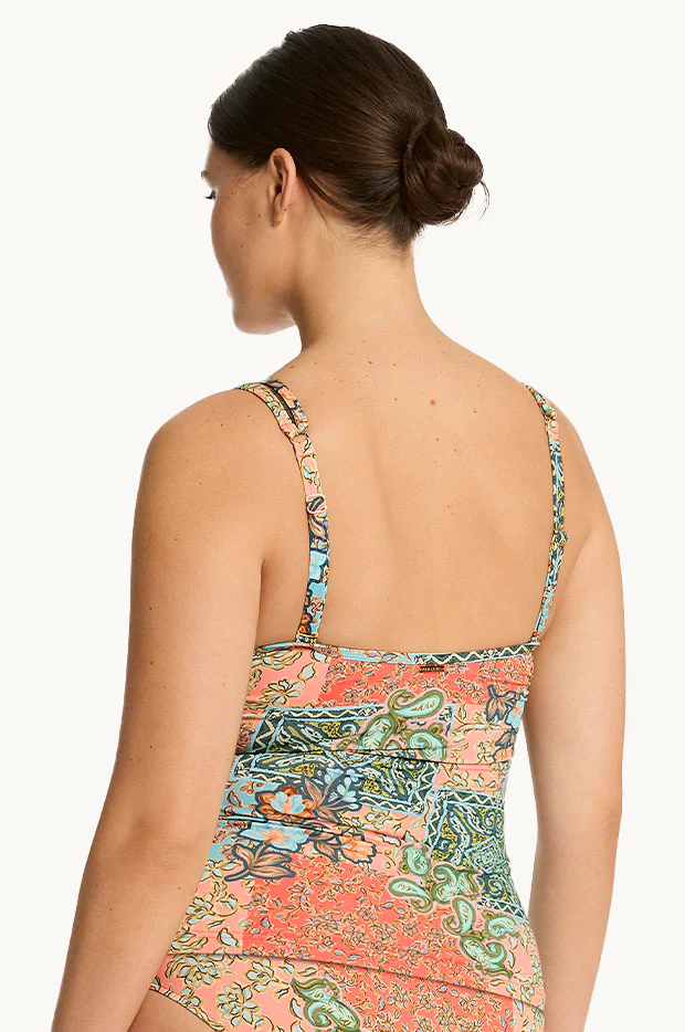 Java Spliced Longline Tri Tankini Separate - Image 2
