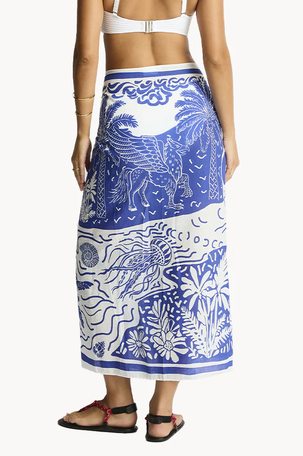 Jungle Lino Long Sarong - Image 2