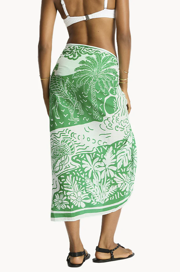 Jungle Lino Long Sarong - Image 3