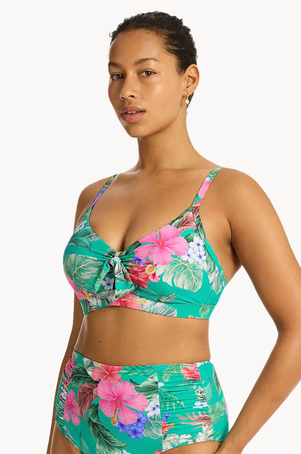 Pacifico DD/E Cup Tie Front Bralette - Image 2
