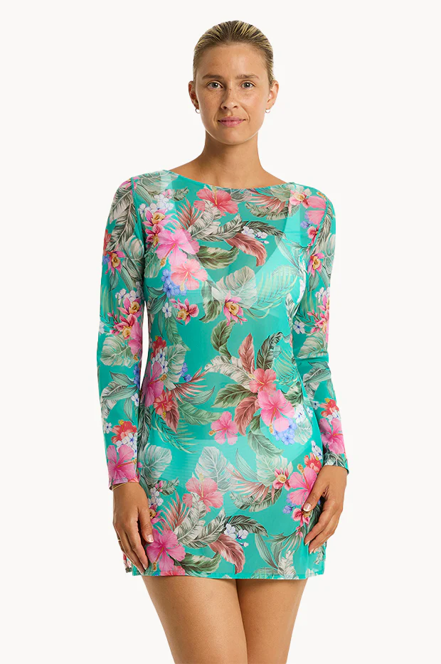 Pacifico Mesh Short Dress - Image 2