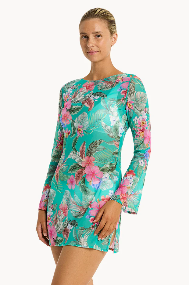 Pacifico Mesh Short Dress - Image 3