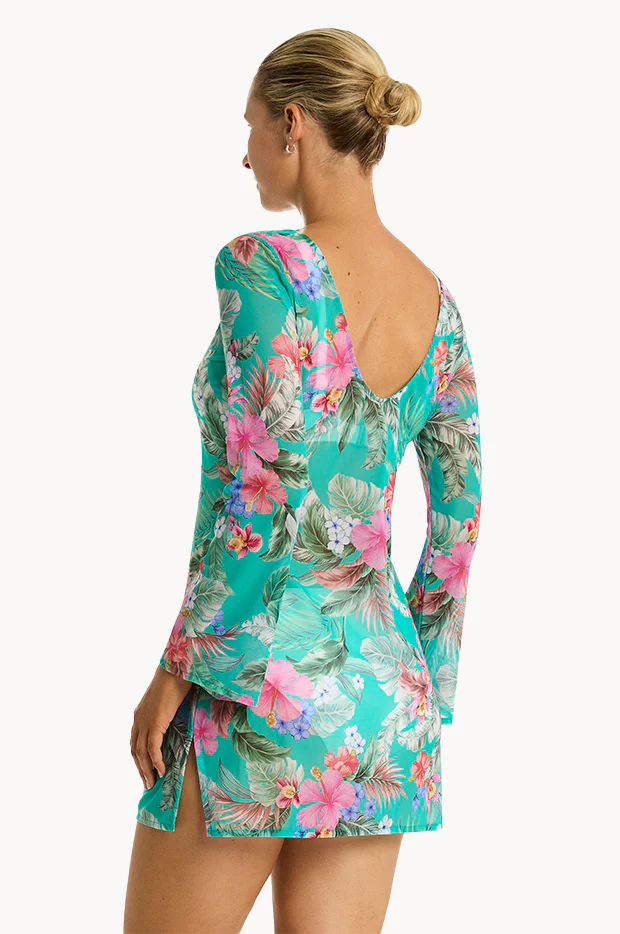 Pacifico Mesh Short Dress - Image 4