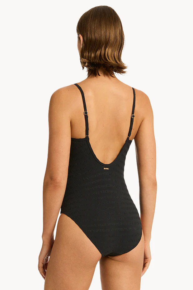 Palisades Square Neck Bralette One Piece - Image 3