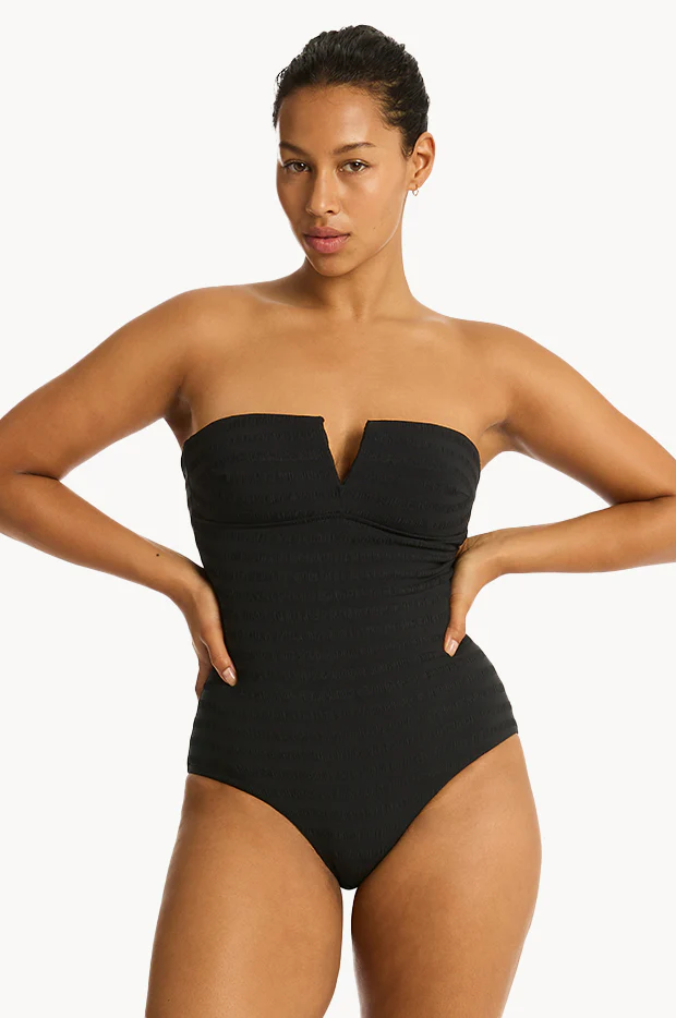 Palisades Vee Bandeau One Piece - Image 5
