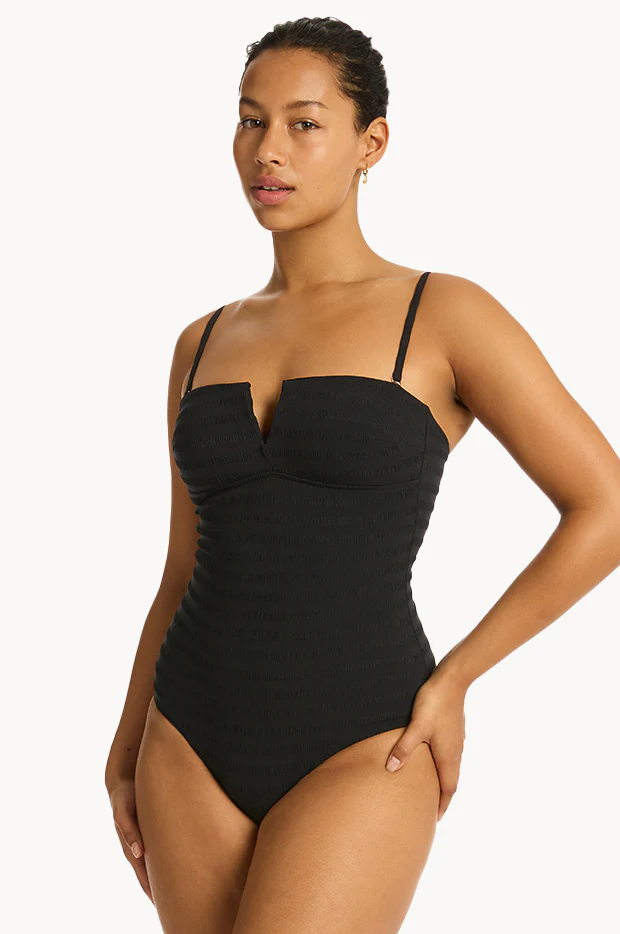 Palisades Vee Bandeau One Piece - Image 7