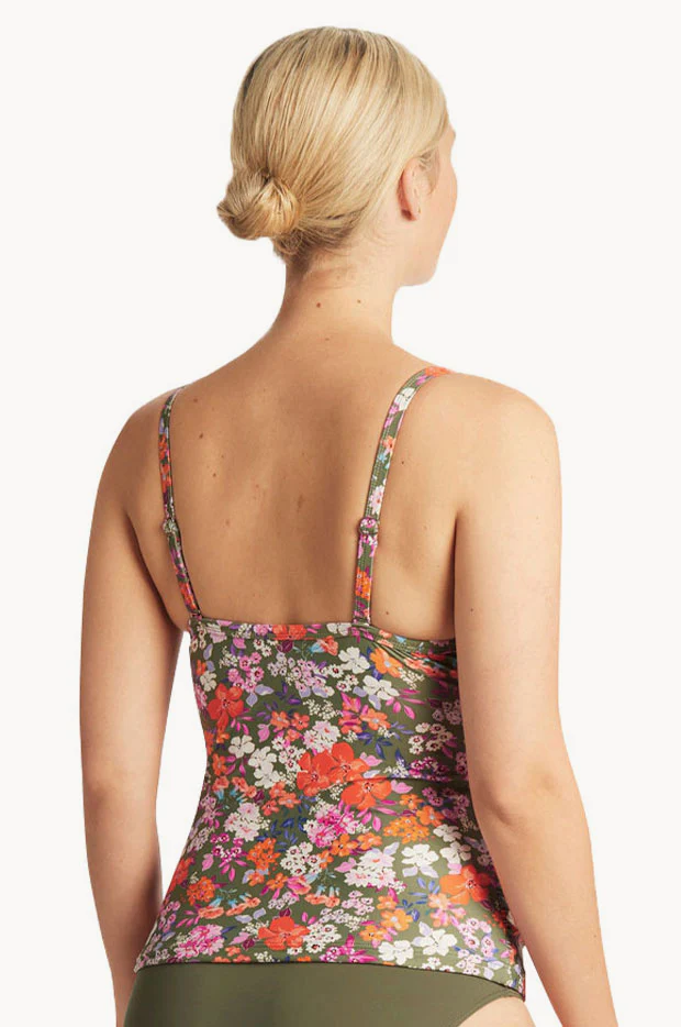 Parkland DD/E Cup Cross Front Tankini Separate - Image 2