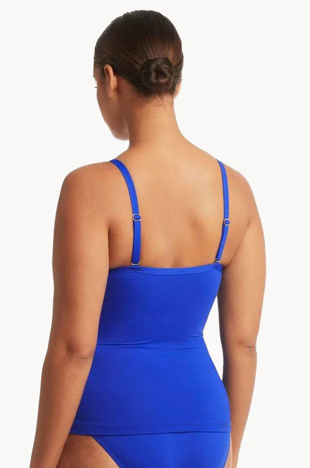 Eco Essentials DD/E Cup Cross Front Tankini Separate - Image 2