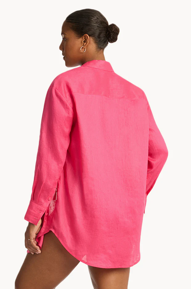 Resort Linen Cover Up - Image 2