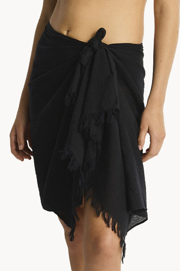 Salt Frayed Sarong - Image 3