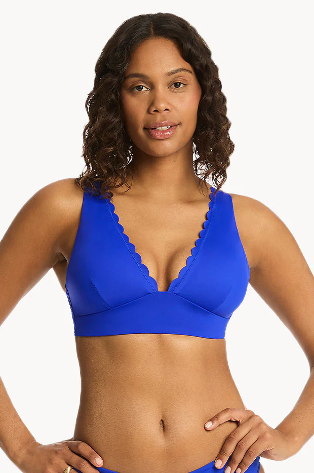 Scalloped Longline Tri