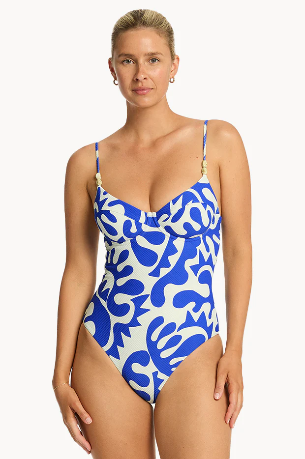 Seascape Balconette Bra One Piece - Image 2