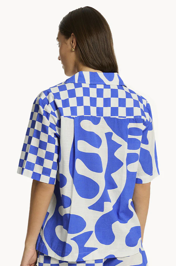 Seascape Bowling Shirt - Image 2