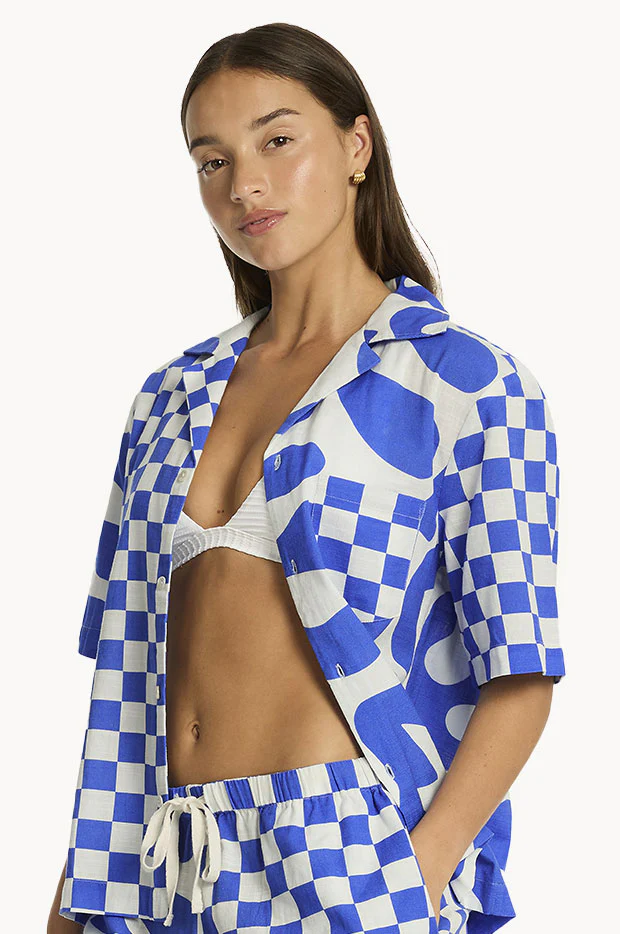 Seascape Bowling Shirt - Image 3