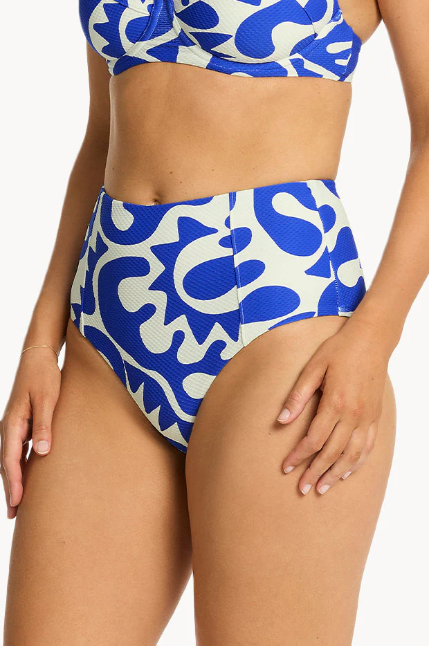 Seascape Panelled High Waist Pant - Image 3
