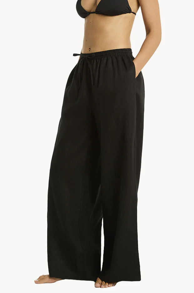 Shore Linen Palazzo Pant - Image 3