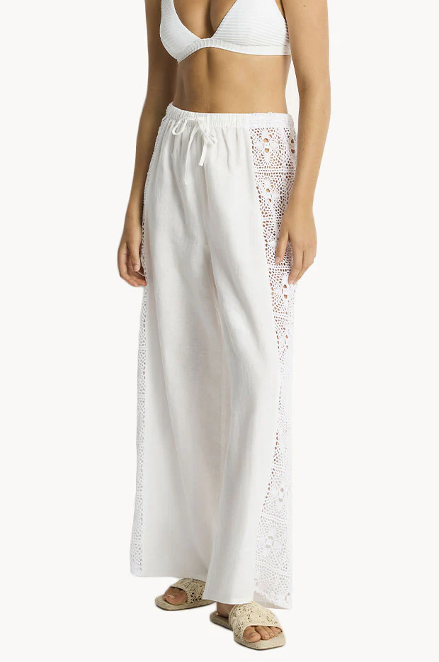 Shore Linen Panelled Beach Pant - Image 4
