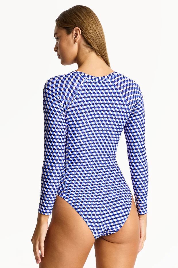 Solara Long Sleeve Sunsuit - Image 2