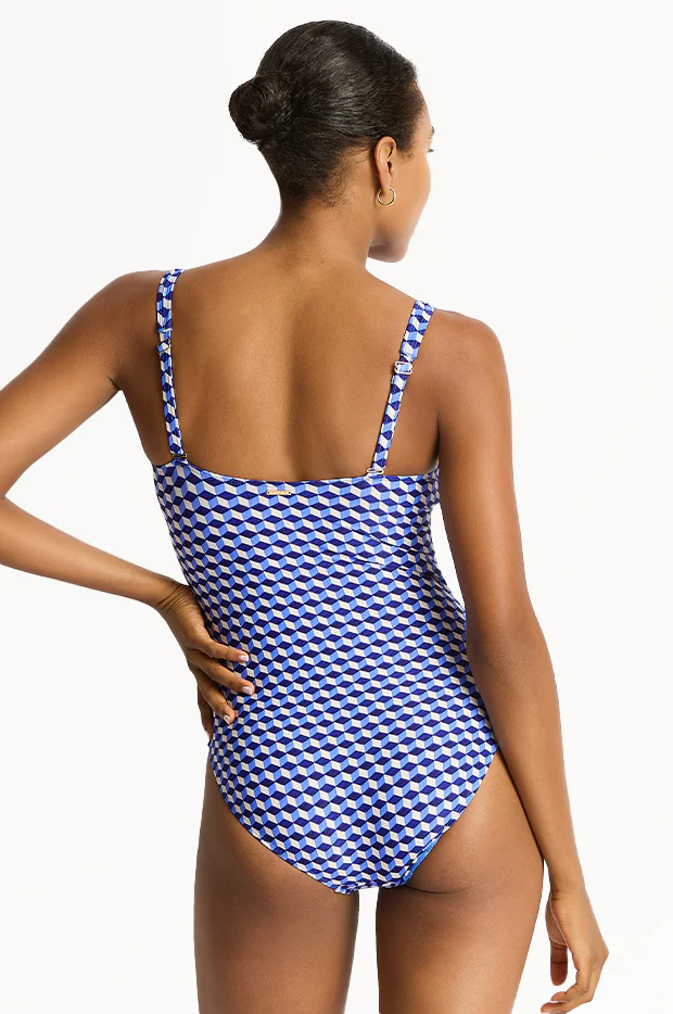 Solara Twist Front One Piece - Image 2