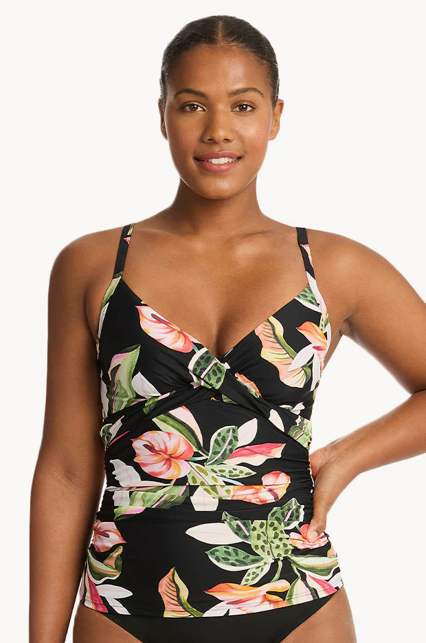 Sundown DD/E Cup Twist Front Tankini Separate