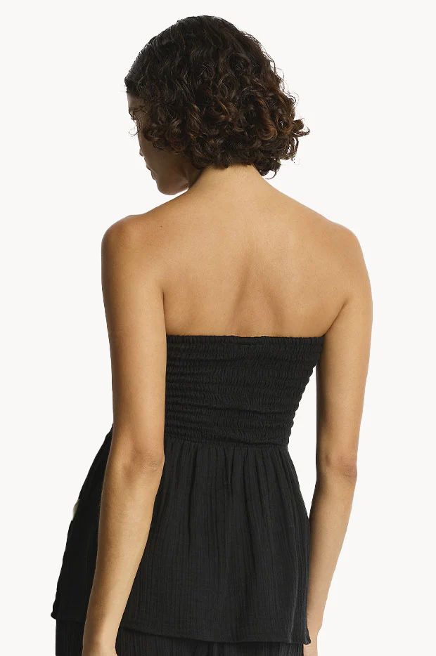 Sunset Shirred Bandeau Top - Image 2