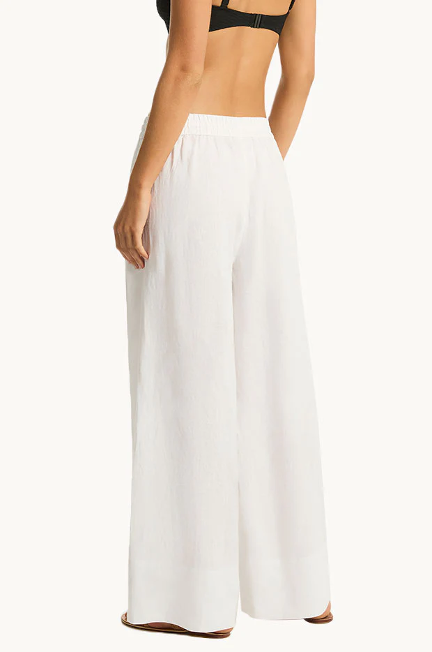 Tidal Linen Palazzo Pant - Image 2